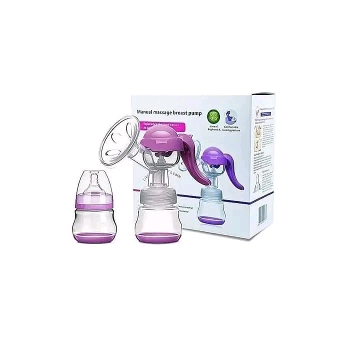 Manual breast pump